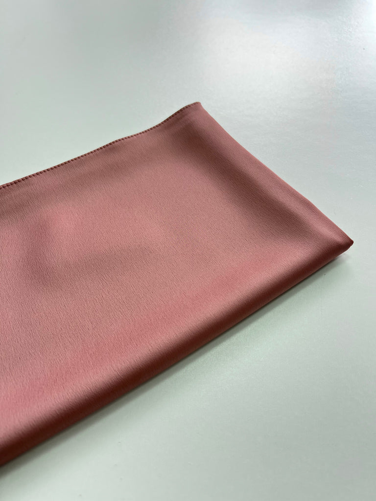 Premium Karaca 110cm Square Plain Satin Hijab