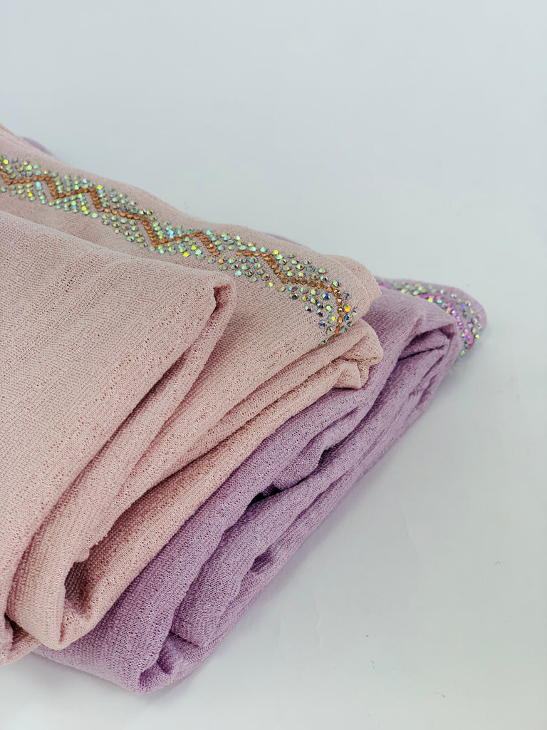 Chally Diamante Jersey Hijab Pattern 3