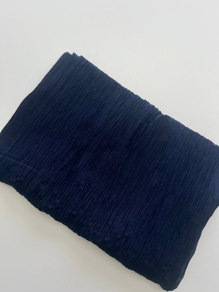 Crinkle Plain Soft Cotton Long Hijab