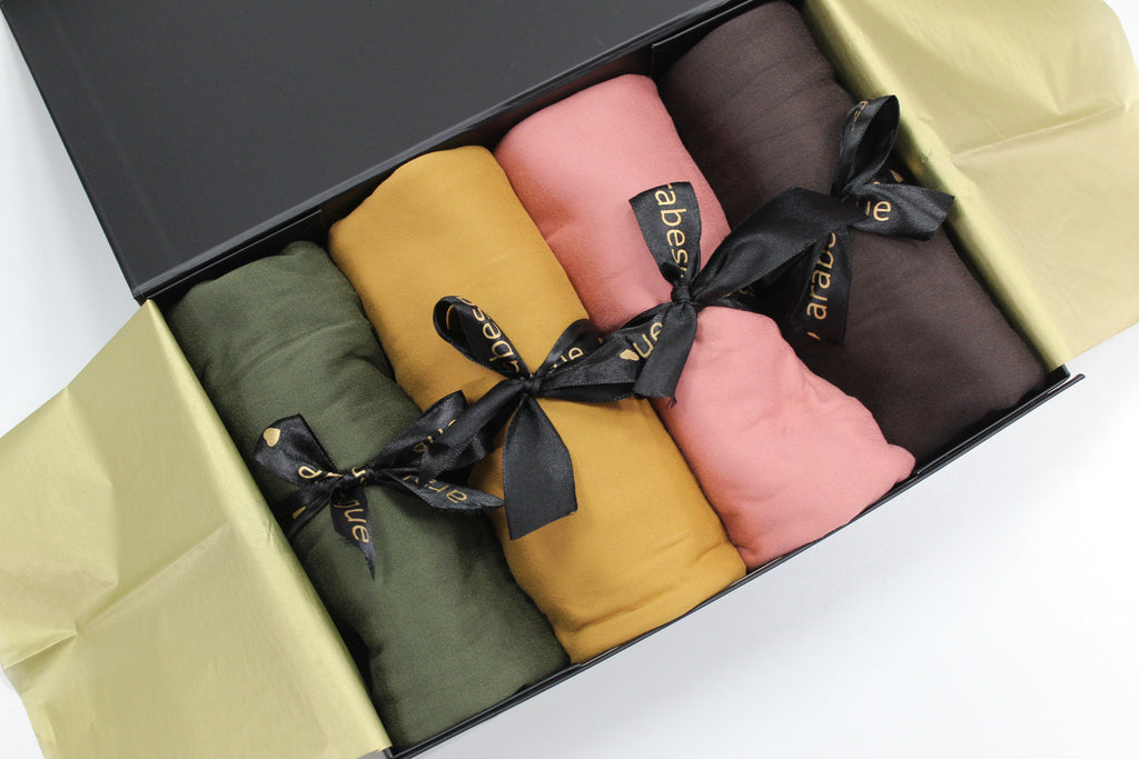 Jersey Modal Smooth Blend Hijab Gift Set (7d) - Autumn
