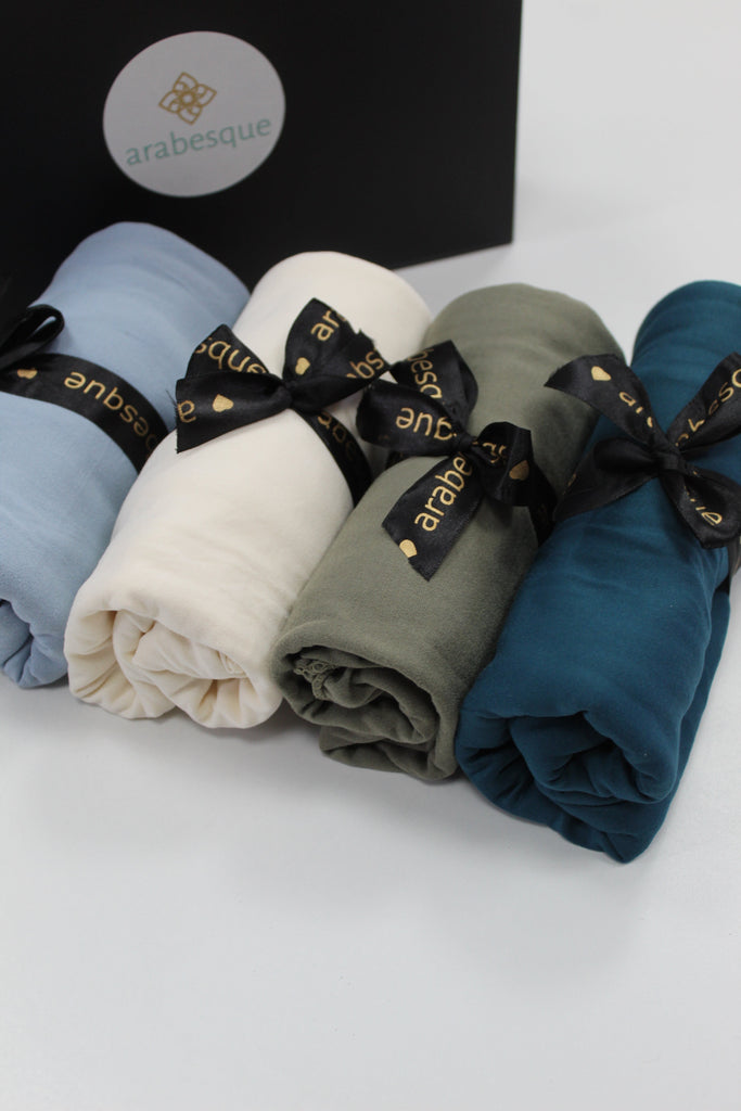 Jersey Modal Smooth Blend Hijab gift set (7c) - Winter