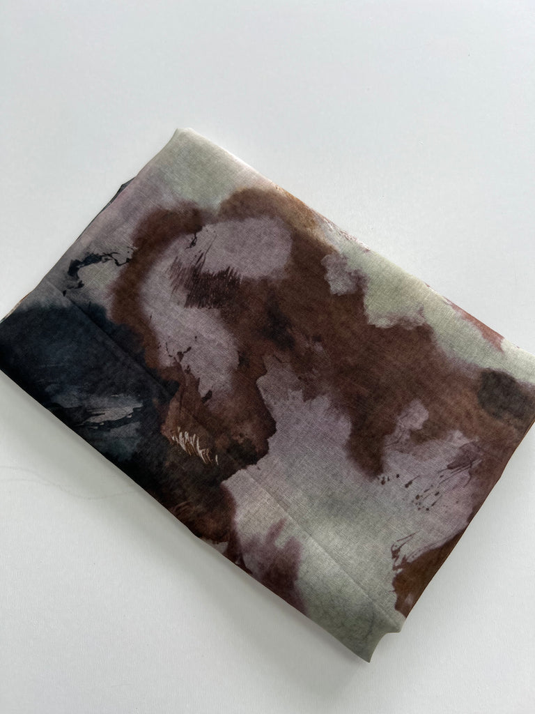 Watercolour Print Modal Long Hijab