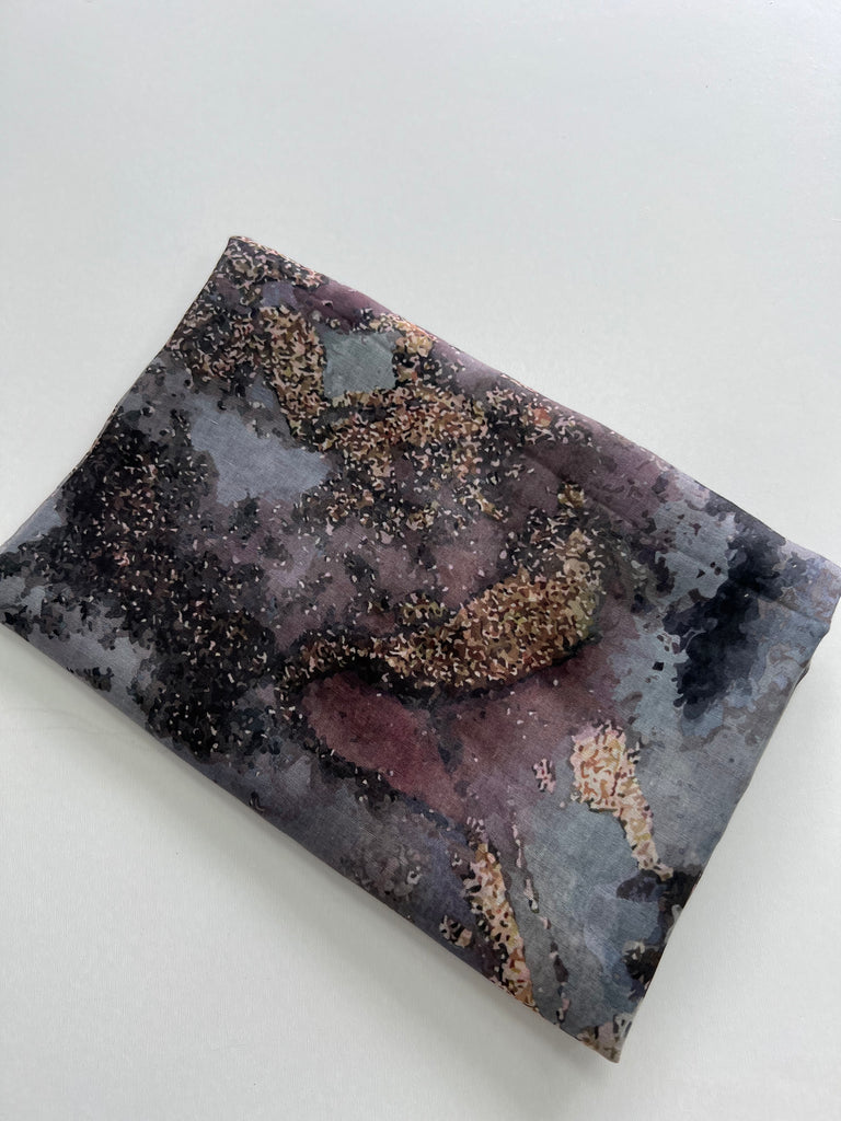 Watercolour Print Modal Long Hijab