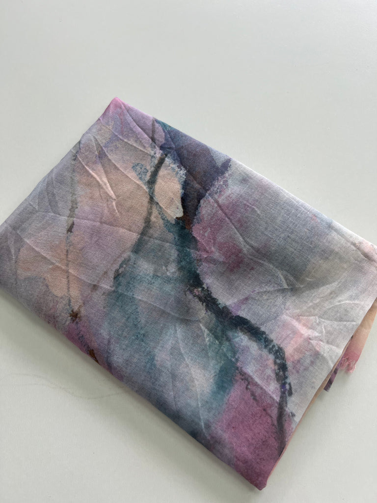 Watercolour Print Modal Long Hijab