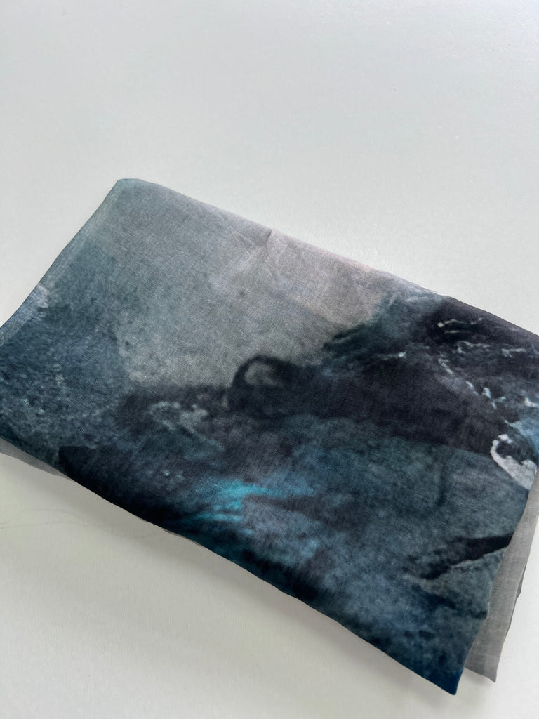 Watercolour Print Modal Long Hijab