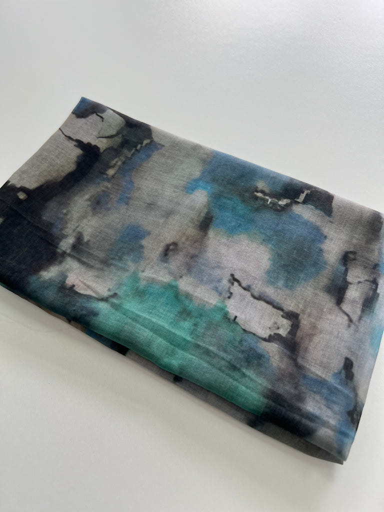 Watercolour Print Modal Long Hijab