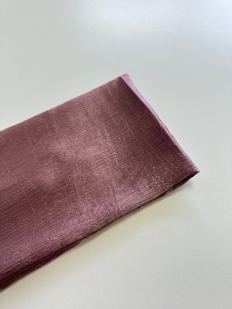 Soft Silk-Chiffon Creased Long Hijab