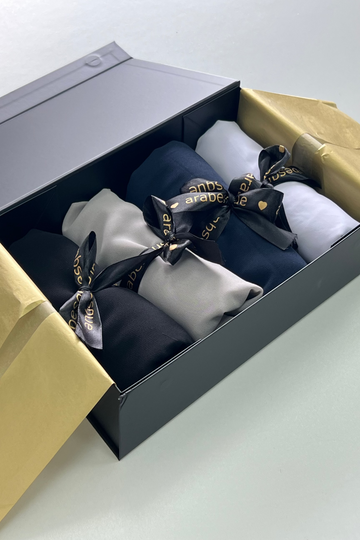 Premium Plain Georgette/Chiffon Hijab Gift Set (5a) - Uniform
