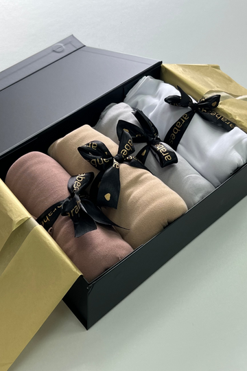 Premium Jersey Modal smooth Blend Gift Set (7a) - Lavender
