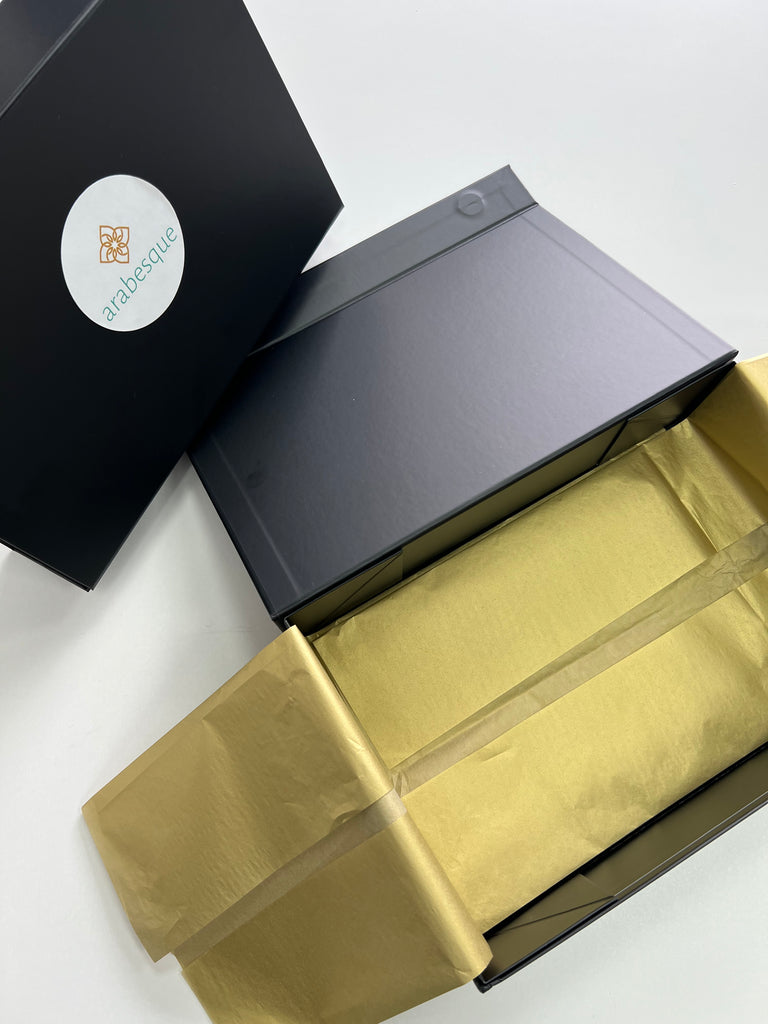 Premium Plain Silk Chiffon Hijab Gift Set (4a) - Browns