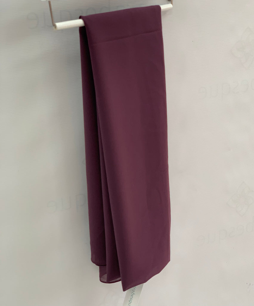 Plain Chiffon/Georgette Hijab