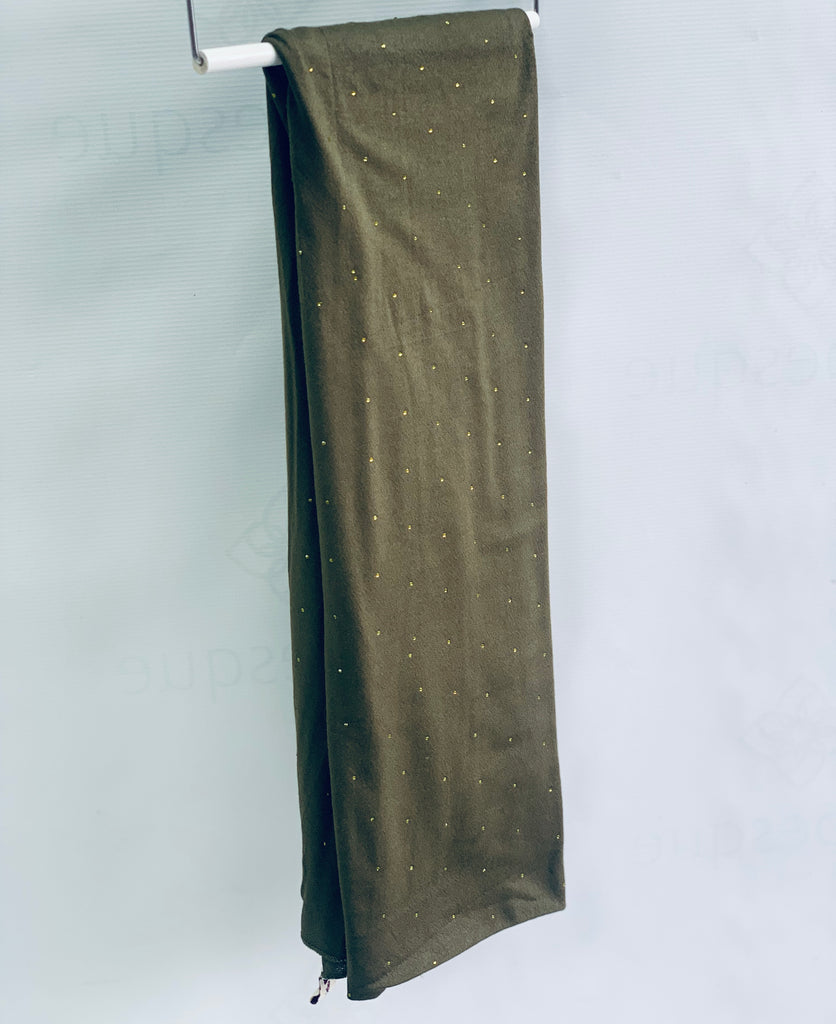 Kashkha Spotted Diamante Jersey Hijab