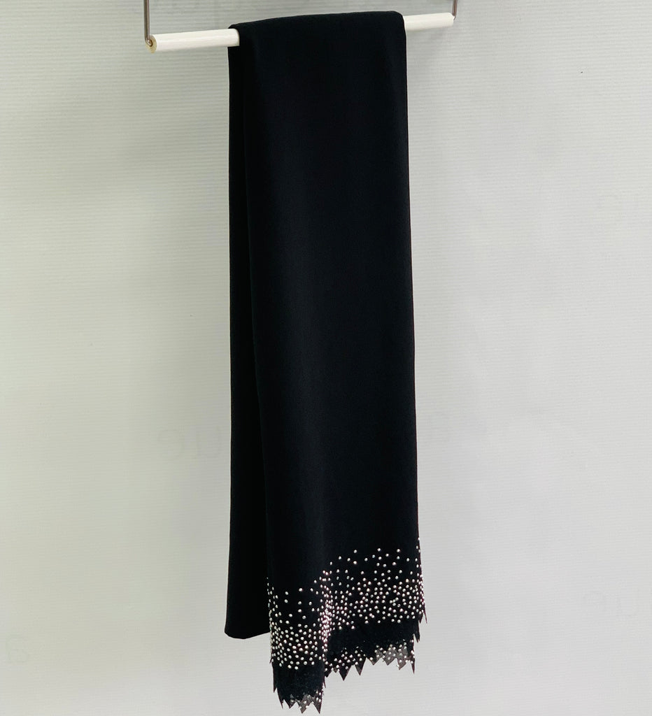 Diamante Laser Cut Chiffon Hijab