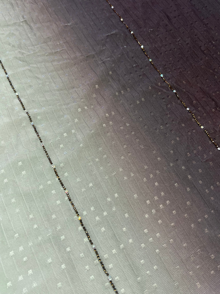 Sharif Ombre Striped Diamante Long Jersey Hijab