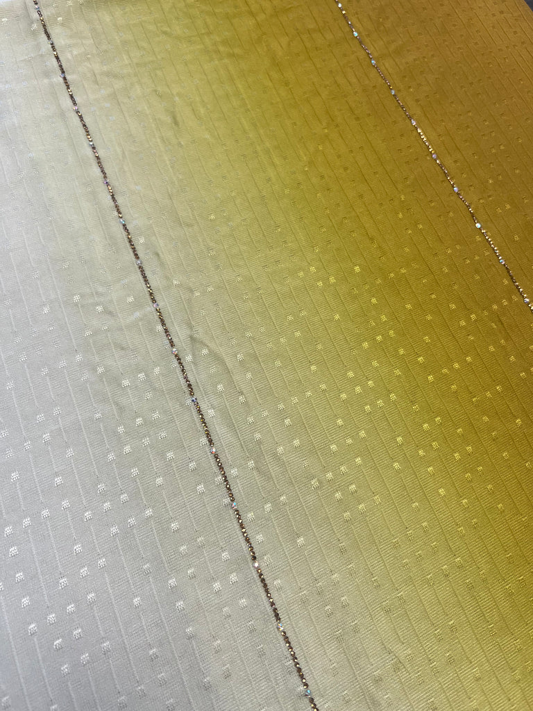 Sharif Ombre Striped Diamante Long Jersey Hijab