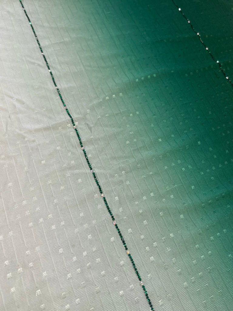 Sharif Ombre Striped Diamante Long Jersey Hijab