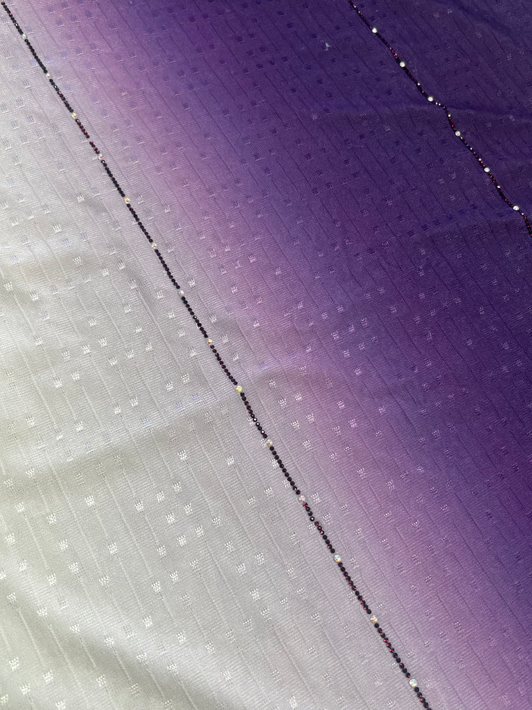 Sharif Ombre Striped Diamante Long Jersey Hijab