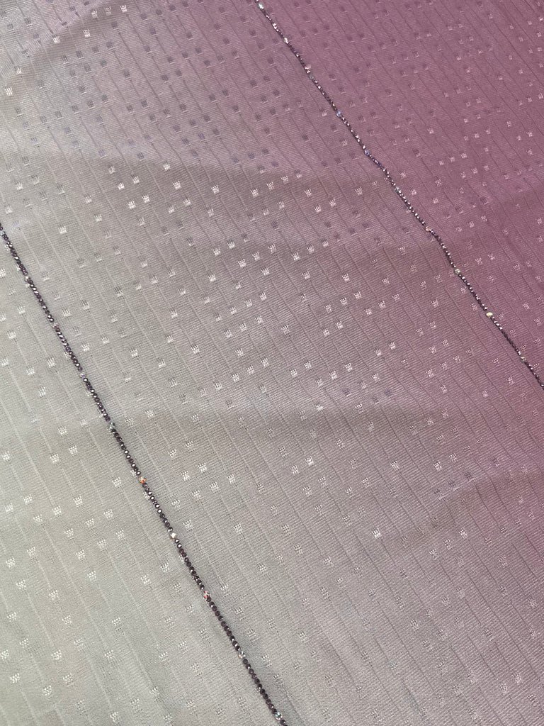 Sharif Ombre Striped Diamante Long Jersey Hijab