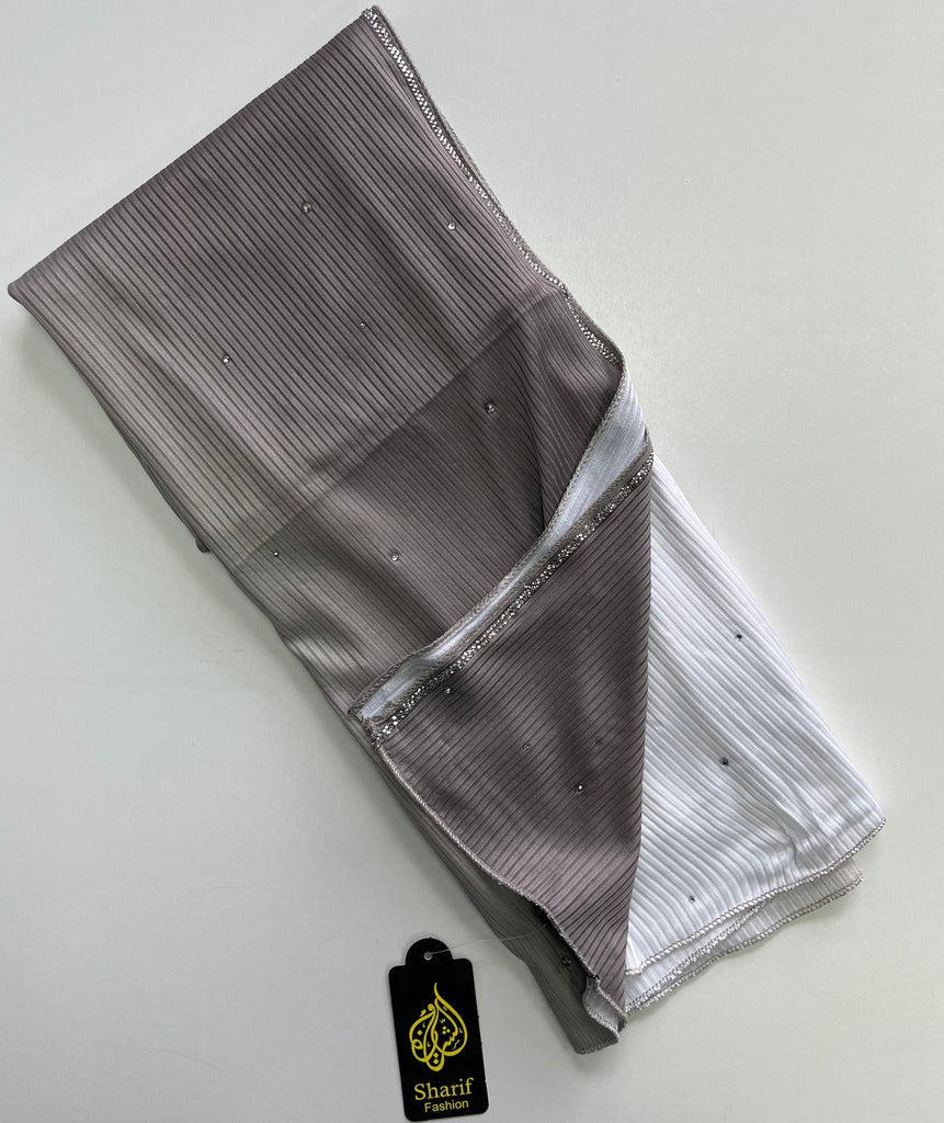 Sharif Ombre Spotted Diamante Long Jersey Hijab