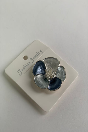 Blue Flower II Magnetic Pin