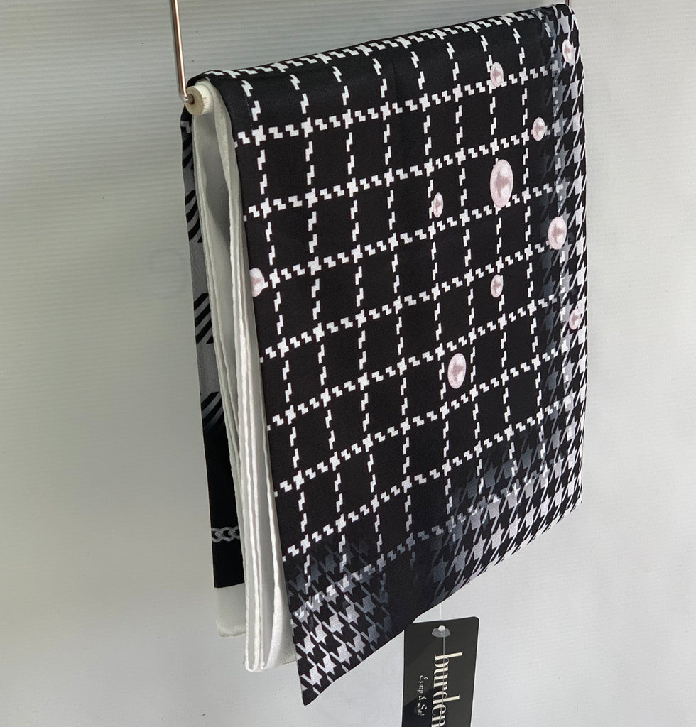 Premium 100cm Square Burden Silky Pattern Hijab