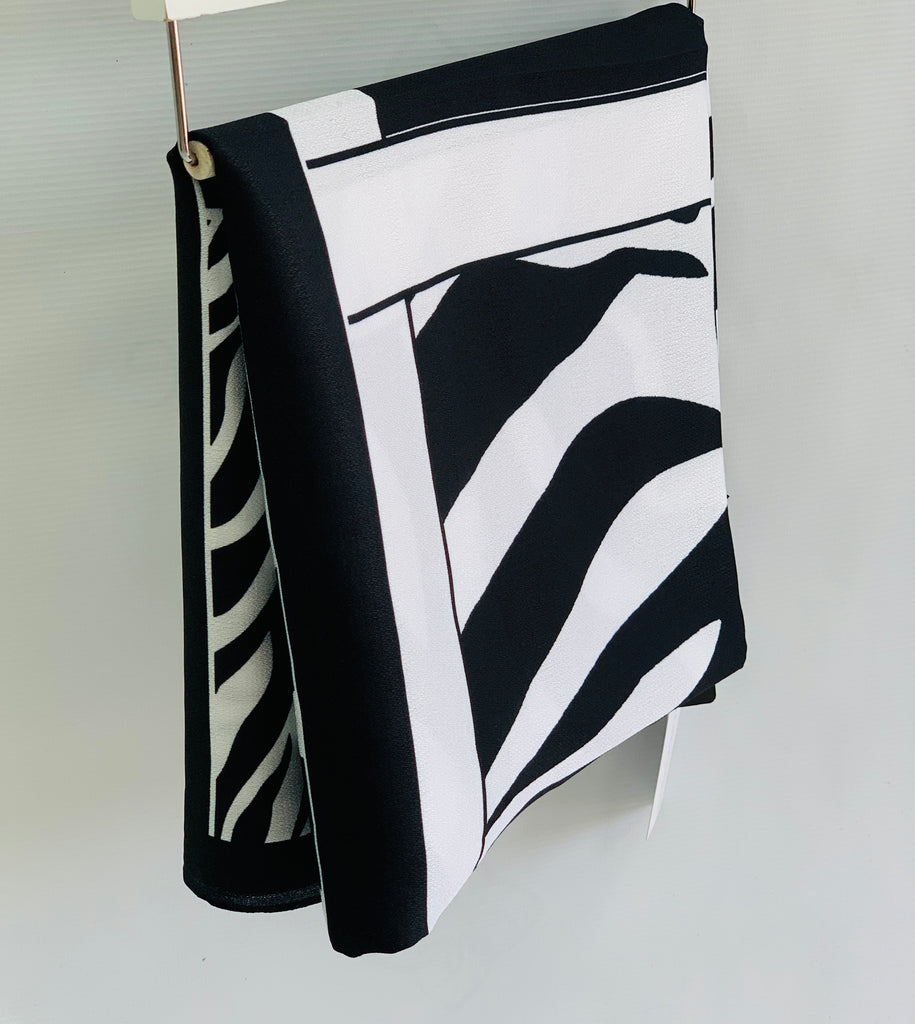 Premium 100cm Square Burden Silky Pattern Hijab