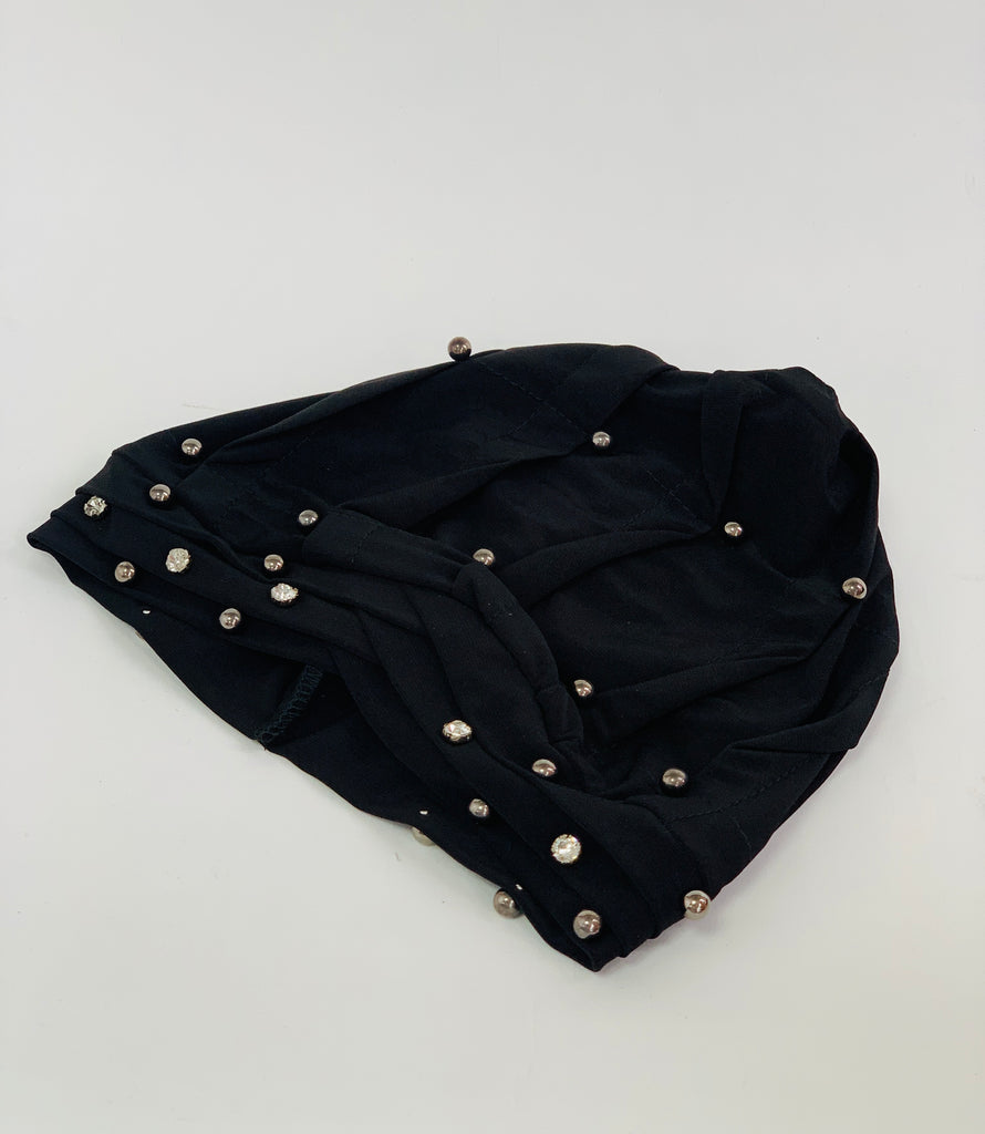 Beaded Pearly Turban
