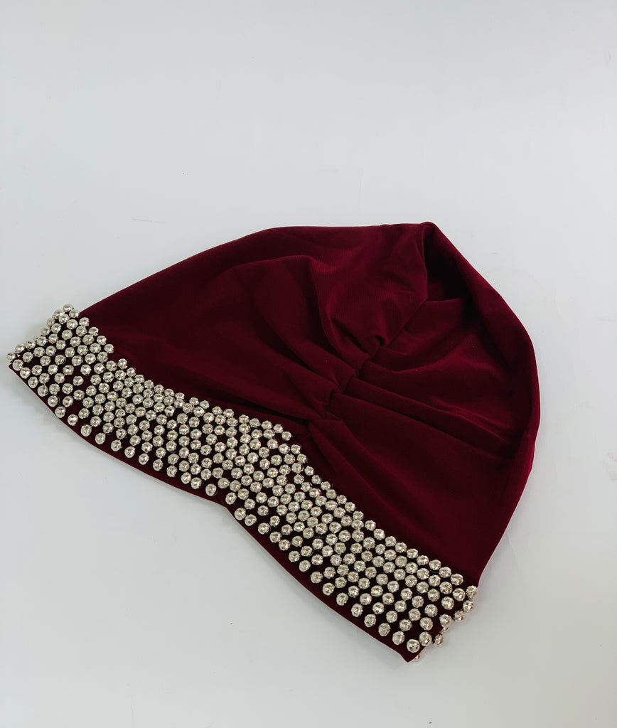 Pearly Embellished Turban