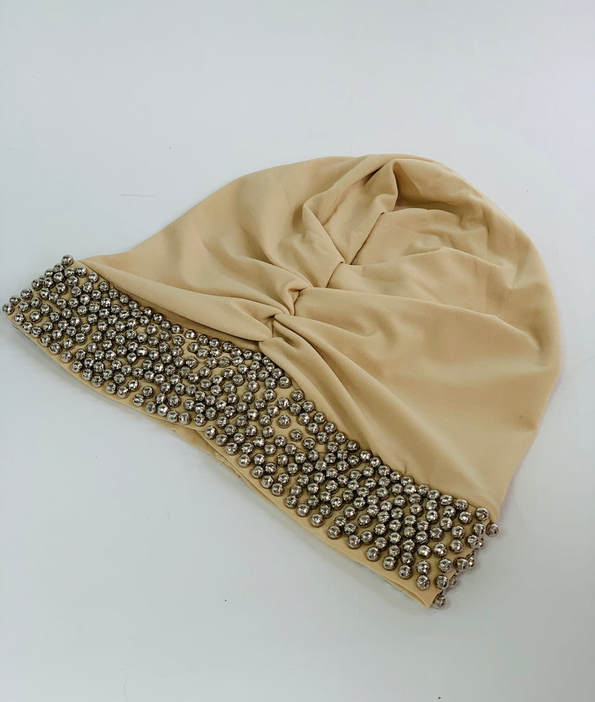 Pearly Embellished Turban