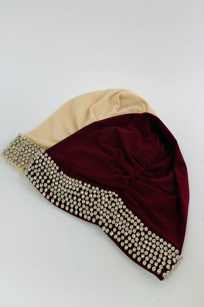 Pearly Embellished Turban