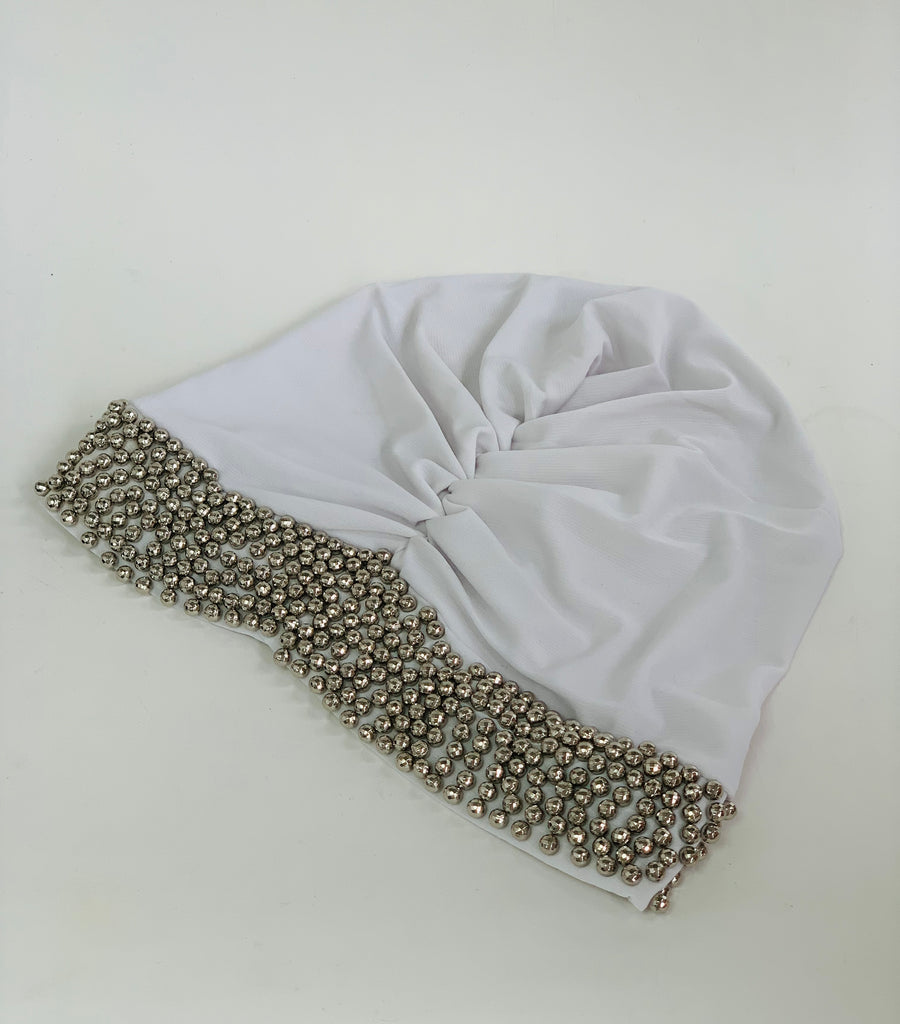 Pearly Embellished Turban