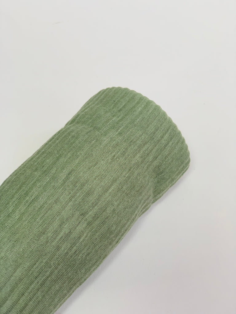 All in-one Burden Ribbed Pleated Long Hijab