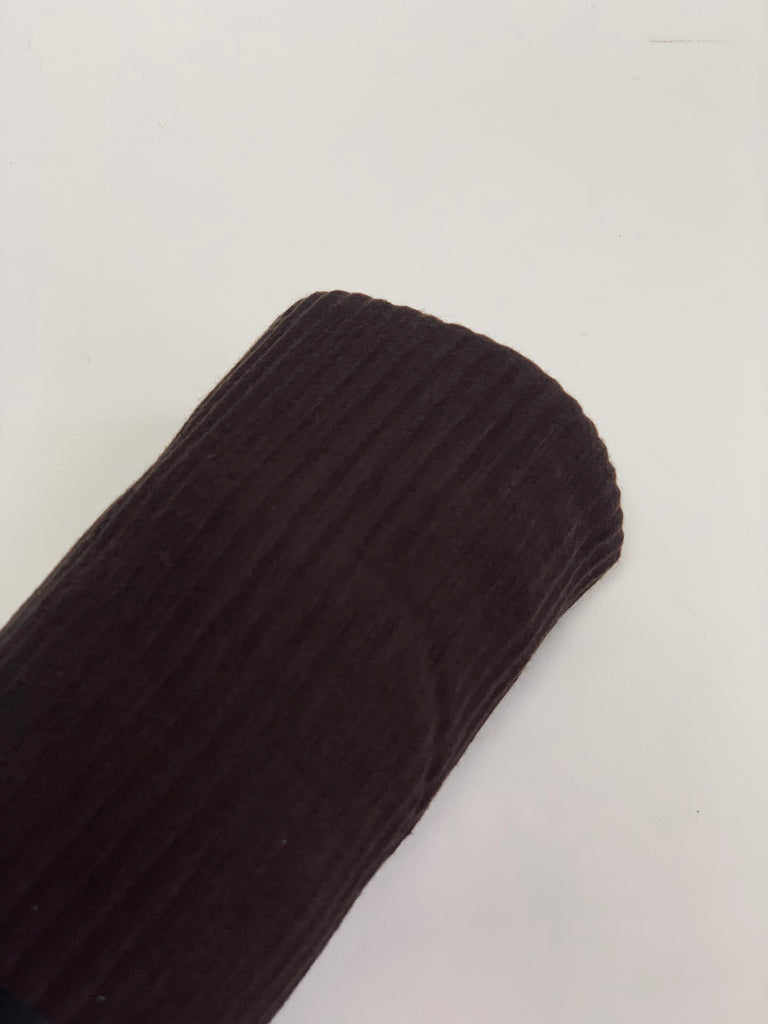 All in-one Burden Ribbed Pleated Long Hijab