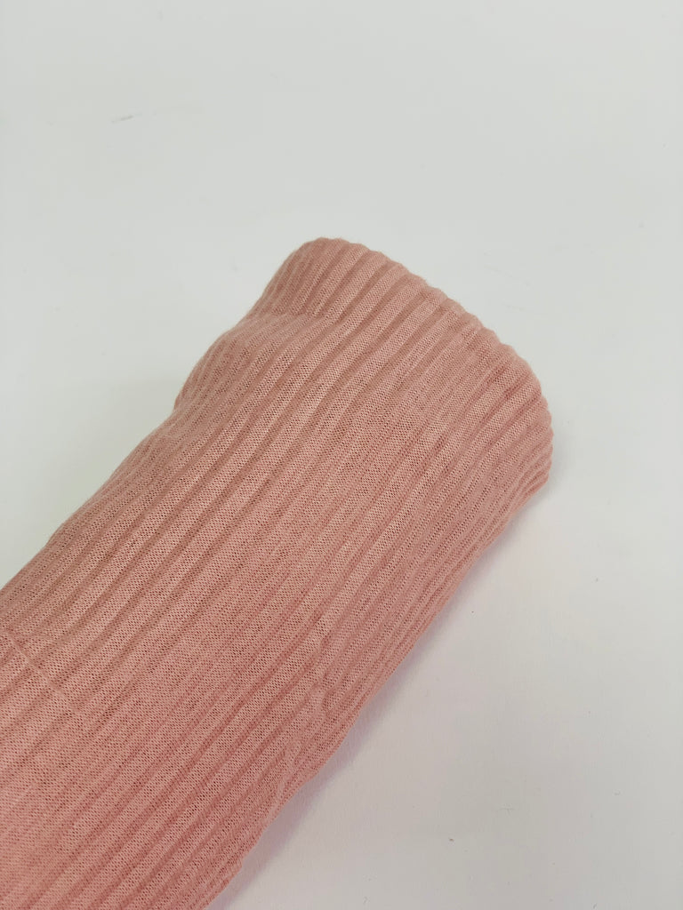 All in-one Burden Ribbed Pleated Long Hijab