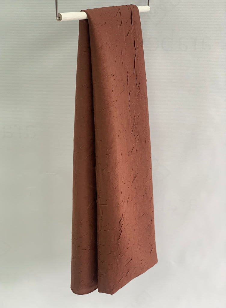 Premium Burden Bambu Creased  Long Hijab