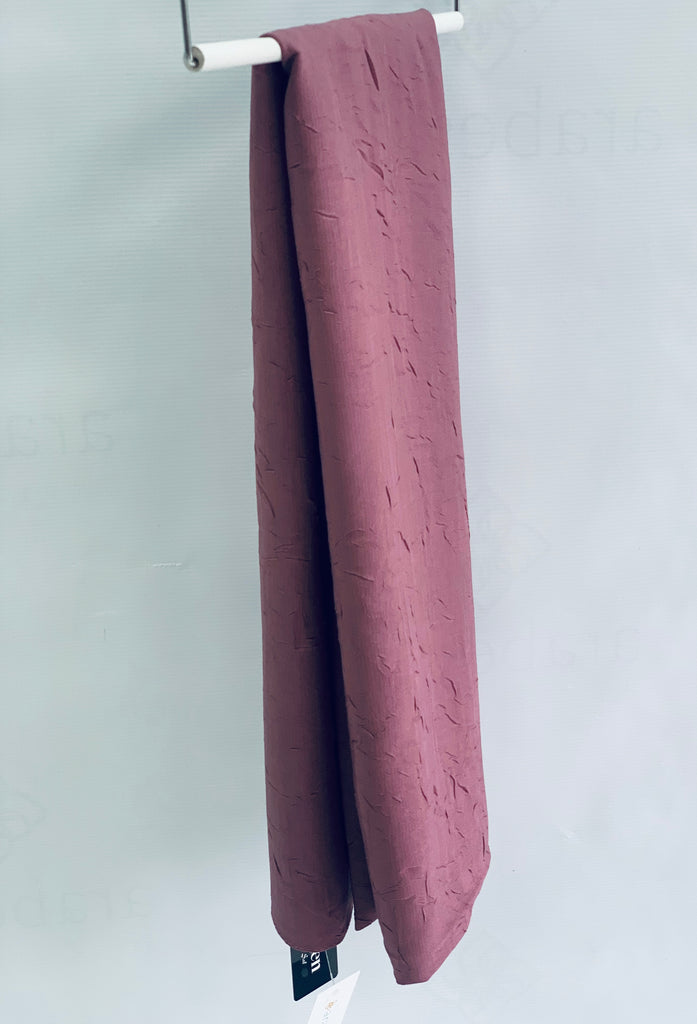 Premium Burden Bambu Creased  Long Hijab