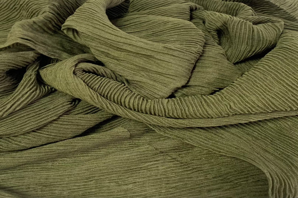 Creased Viscose/Cotton Blend Hijab