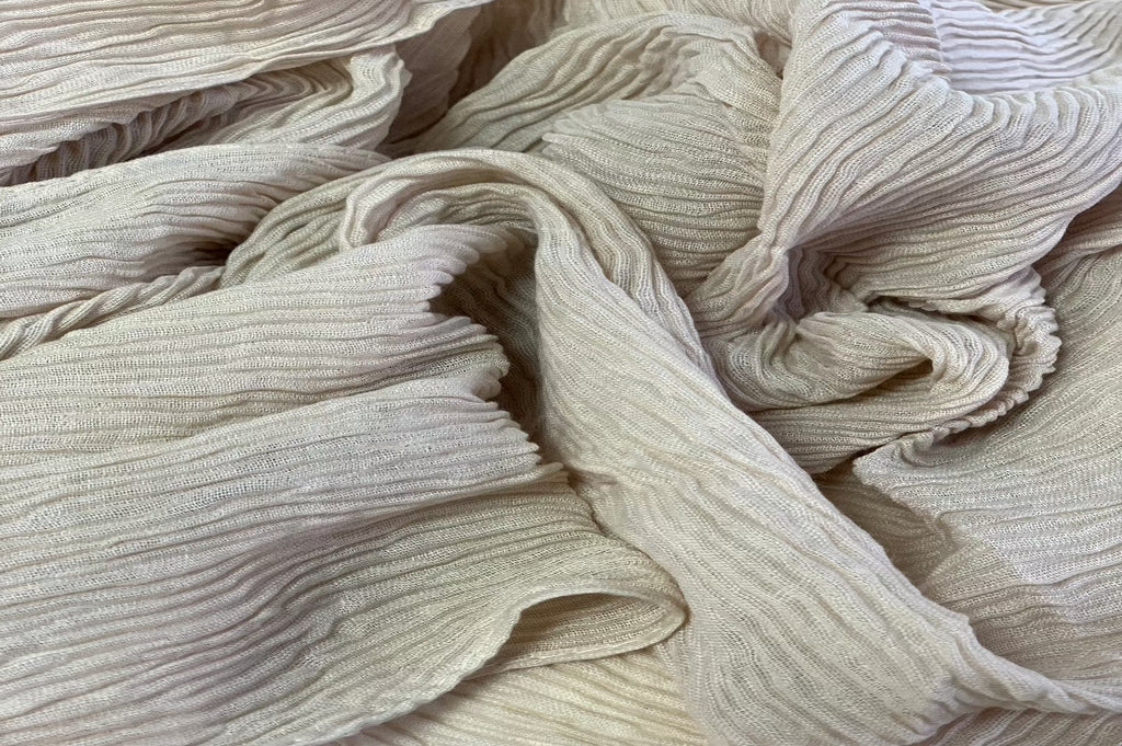 Creased Viscose/Cotton Blend Hijab