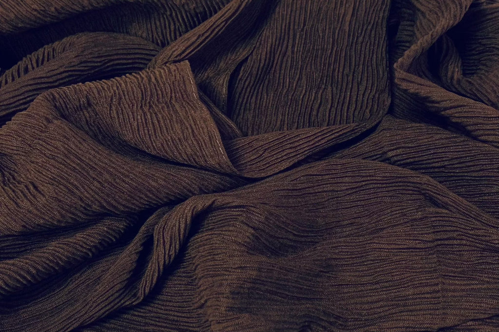 Creased Viscose/Cotton Blend Hijab