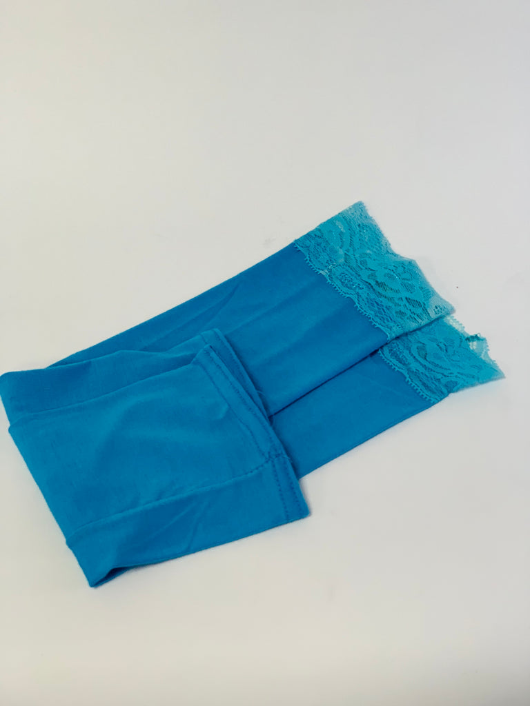 Lace trimmed Sleeves 14"