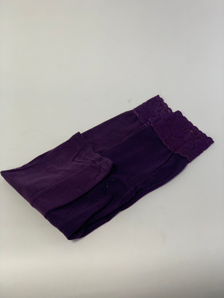 Lace trimmed Sleeves 14"