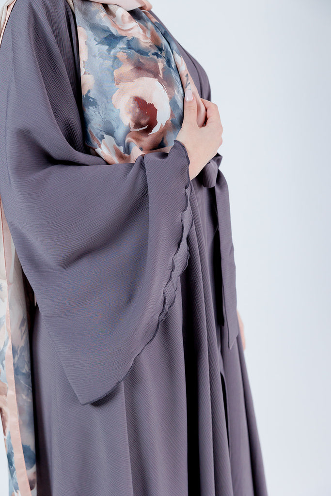 Plain Open Abaya