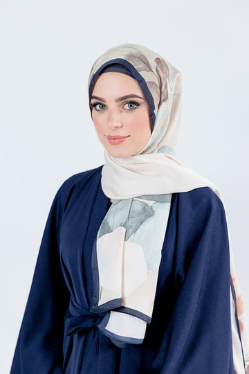 Flourish Satin long Hijab