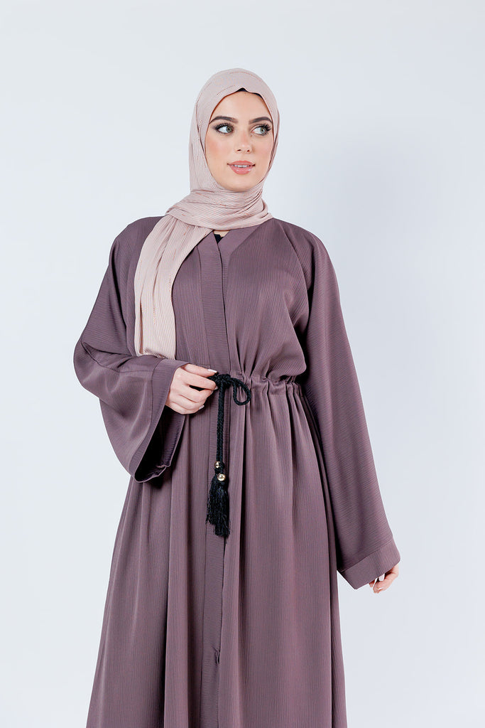 Plain Open Abaya