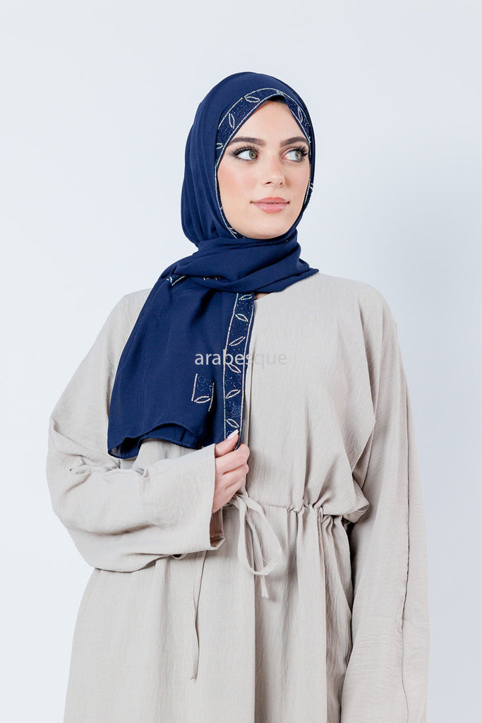 Plain Abayas with simple details