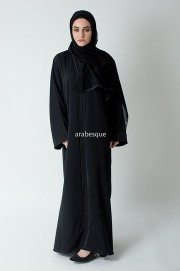 Size 62 Open Plain Abaya