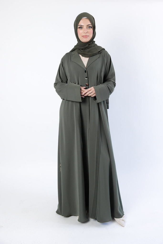 Embroidery Open Abayas