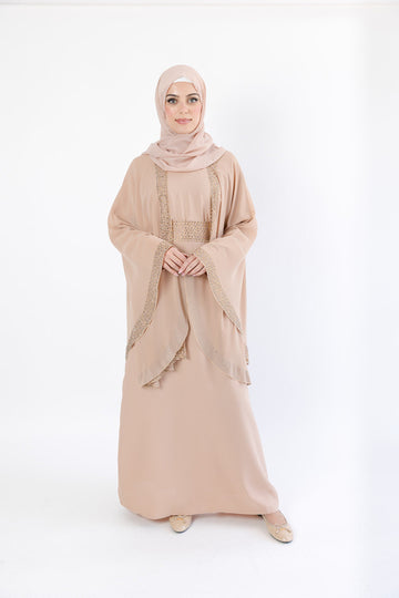 Luxury Diamante Embellished Closed Farasha