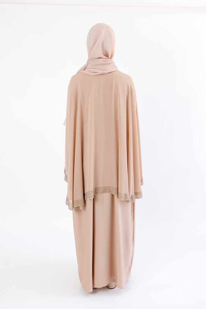 Luxury Diamante Embellished Closed Farasha