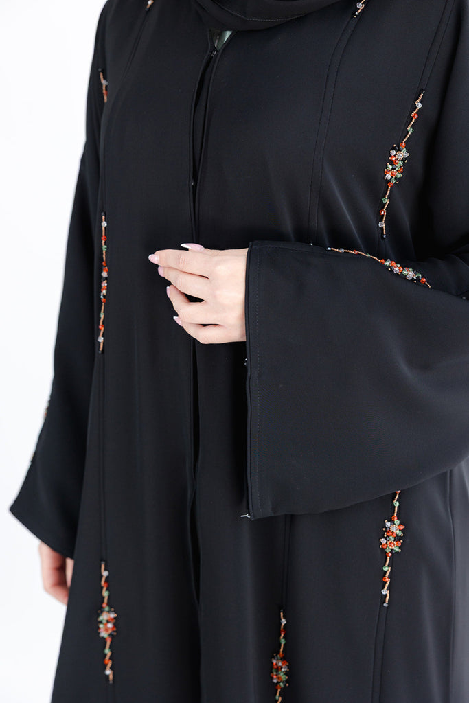 Threaded Beads Abayas